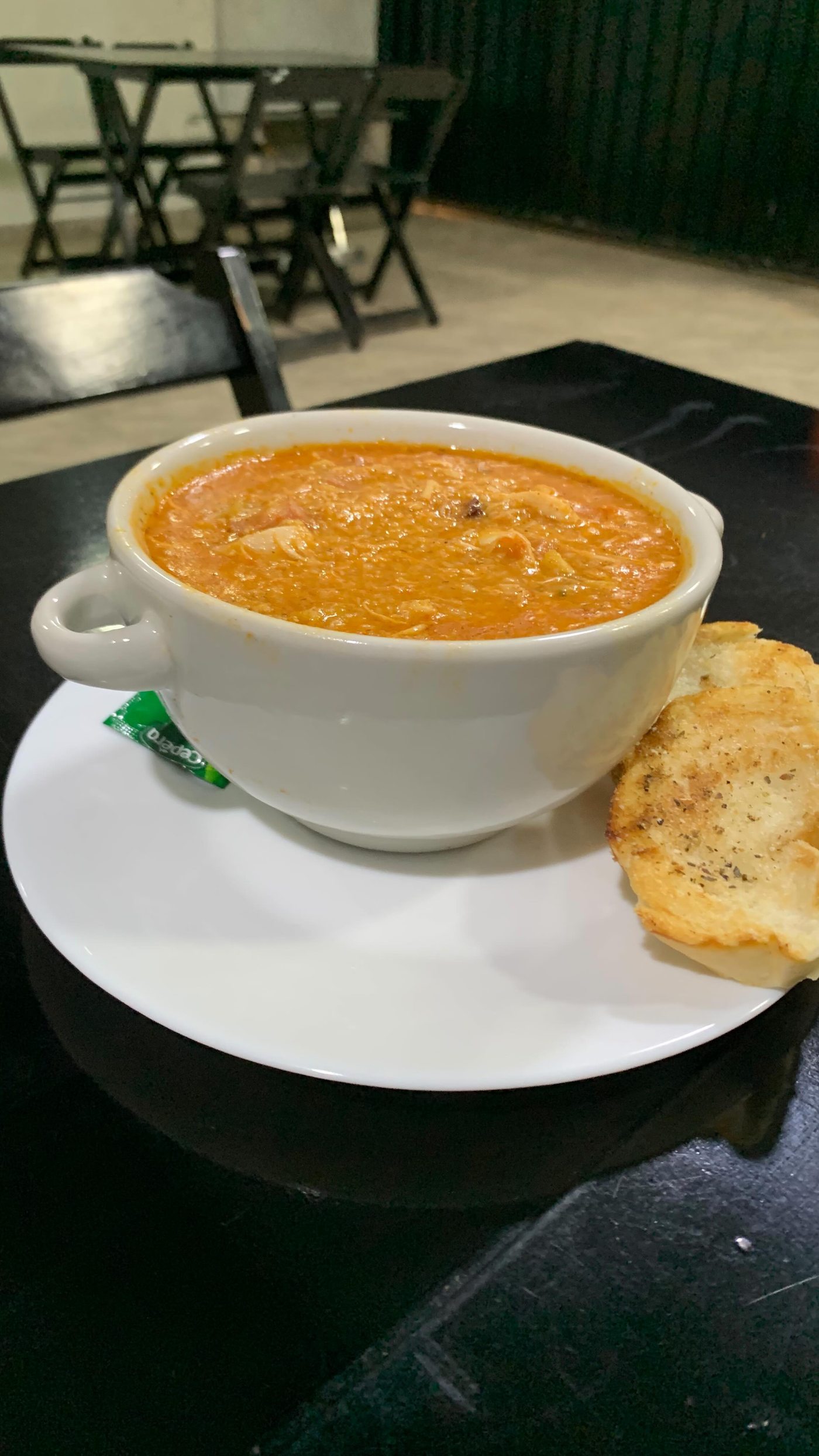 Caldo de inverno do Ponto Frio Ponto Quente