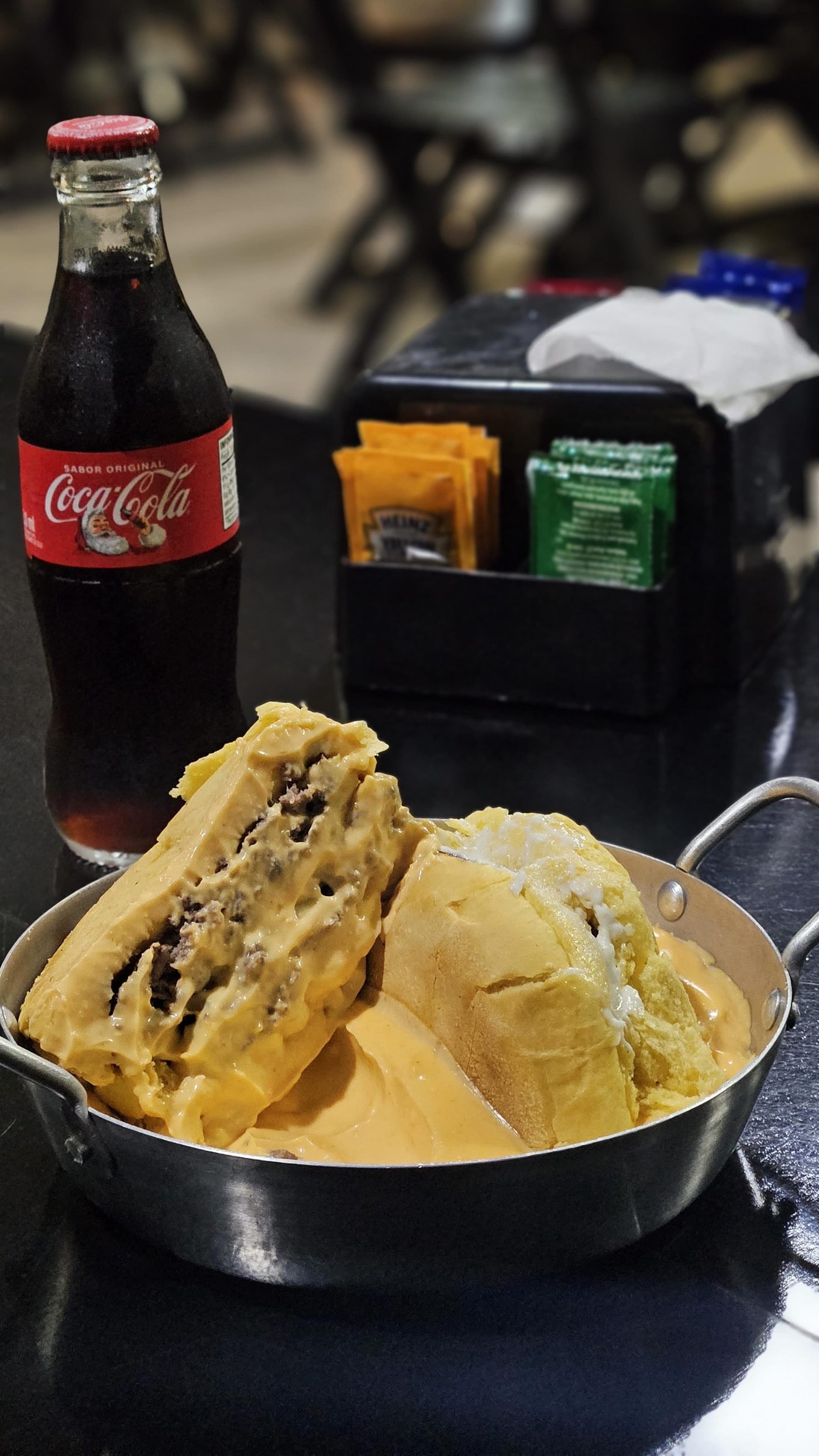 Smash burger com cheddar cremoso do Ponto Frio Ponto Quente